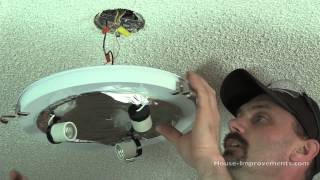 How To Replace A Ceiling Light Fixture [upl. by Aggarwal989]