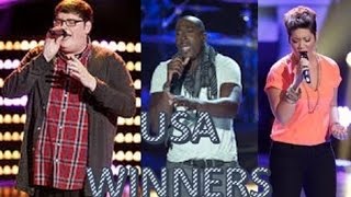 All WINNERS Blind Auditions  Season 110  The Voice USA [upl. by Quintilla]