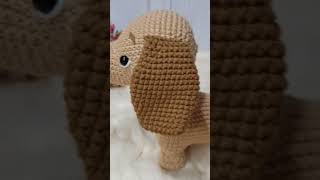 Perro salchicha amigurumi amigurumi regalosoriginales artesanias lanitasdeamor [upl. by Nuahsak]