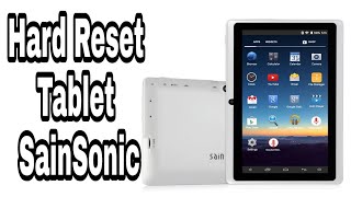 Hard Reset Tablet SainSonic QT7 [upl. by Aihsek437]