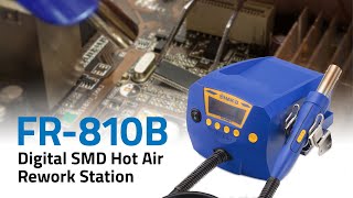 Hakko FR810B Digital SMD Hot Air Rework Station — Video by American Hakko [upl. by Holton]