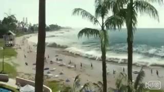 Mega Tsunami scenes from the film Haeundae 2009 1080p 1 [upl. by Christi]