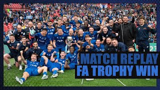 FC Halifax Town 10 Gateshead 2023 FA Trophy Final [upl. by Idmann]