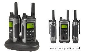 Motorola TLKR T80 PMR446 Walkie Talkie Unboxing Review [upl. by Nalyt]