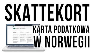 Karta Podatkowa  Skattekort  w Norwegii  Start NO [upl. by Atel400]