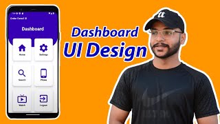 Dashboard UI Design Using Grid Layout in Android Studio [upl. by Stefan]