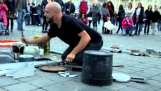 Dario Rossi quotTECHNO RAVE PARTY mode ONquot live  Piazza del Popolo Rome [upl. by Yaya455]