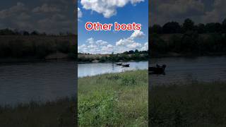 Other BOATS vs mine 😂 fishingwithdavo speedboats boats river racingboats fun youtubeshorts [upl. by Dupre]