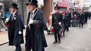 Barnstaple Remembrance Parade 2024 [upl. by Valaree]