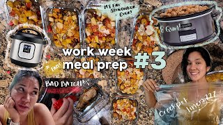 what I eat for my IBS and SIBO  work week meal prep 3 bad batch  but convenient crockpot liners [upl. by Neelear]