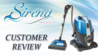 Sirena Vacuum Cleaner Review  Pet Hair [upl. by Golter]