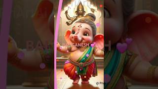 🌺🌺Bal Ganesh shortsvideo love Ganesh Aarti 🐀🐀 [upl. by Carpet]