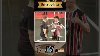 🎥 Enrico destaca a dificuldade do jogo e fala de seus 2 gols importantes ⚽🔥 [upl. by Auberon]