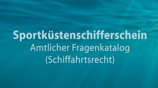 SKS Fragenkatalog Schiffahrtsrecht Frage 080 [upl. by Ule361]