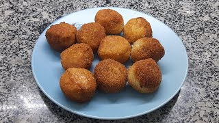 DIŞI ÇITIR ÇITIR PATATES TOPLARI  KROKET YAPIMI [upl. by Aihsei]