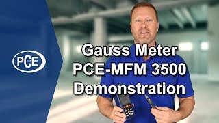 Gauss Meter PCEMFM 3500 Demonstration [upl. by Greenfield]