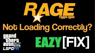 How To Fix RagePluginHook Not Loading Up  GTA 5 Update 3258  lspdfr [upl. by Tor]