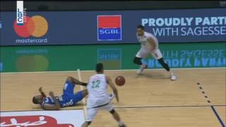 Lebanese Basketball League 2016 2017  Mike Efevberha Dunk [upl. by Morel]