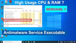 Tips Mengatasi Antimalware Service Executable di Windows 10 Dengan 3 Langkah [upl. by Dorwin]