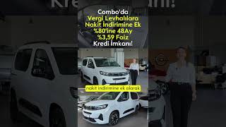 2024 OPEL COMBO ULTİMATE 80İNE 48 AY VADE IMKANI VERGİ LEVHALILAR YAŞADI opel combo kredi [upl. by Haukom279]