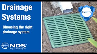 How to Choose the Right Landscape Drainage System for Stormwater Runoff  NDS Yard Drainage Systems [upl. by Yrohcaz584]