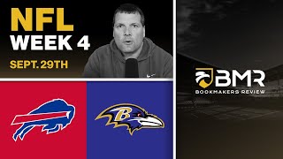 Bills vs Ravens  Week 4 Sunday Night Football Best Bets by Donnie RightSide Sept 29th [upl. by Kirtap]