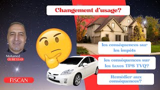 Changement d’usage d’un bien [upl. by Iyre]