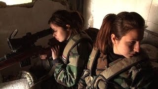 Mujeres letales en el ejército sirio [upl. by Madriene]