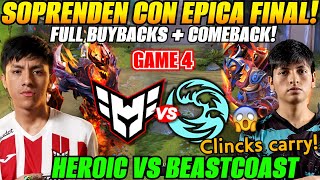 😲Heroic vs Beastcoast Game 4 Bo5 GRAN FINAL🏆Parker SF vs Payk Clincks  ESL One Bangkok 2024 [upl. by Bonnibelle]