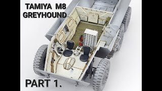 PART 1 HOW TO PAINT THE TAMIYA M8 GREYHOUND WITH EXTRA DETAIL IN 135TH SCALE [upl. by Notslar]