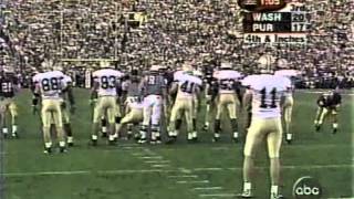 2001 Rose Bowl 4 Washington vs 17 Purdue [upl. by Yzus]