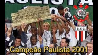 Corinthians x Botafogo SP  Final Campeonato Paulista 2001 [upl. by Yemrej348]