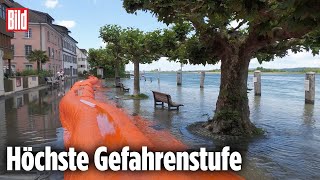 HOCHWASSER Der Bodensee läuft über [upl. by Yeliak]