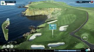 WGT Golf Pebble Beach 8 185Yard Holeout Eagle [upl. by Einnaffit]