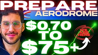 Aerodrome Finance IS IT TIME URGENT AERO TOKEN PRICE PREDICTION UPDATE [upl. by Aicilegna]