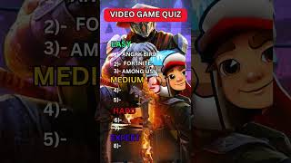 Only a Pro Gamer can Ace this Video game quiz [upl. by Mowbray]