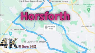 Horsforth H01 Actual Test Route 3 Roundabouts Covered 4K [upl. by Trey]