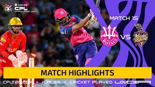 Highlights  Barbados Royals vs Trinbago Knight Riders  CPL 2024 [upl. by Oiromed]