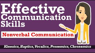 Nonverbal Communication  Kinesics Haptics Vocalics Proxemics Chronemics  Oral Communication [upl. by Kirshbaum]