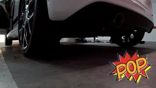 up GTI  Milltek exhaust comparison EC Resonated vs Non Resonated [upl. by Yeblehs]