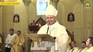 Palabras de Mons Mario Salas Becerra Obispo Auxiliar de Valparaíso  Ordenación Episcopal [upl. by Lissner]