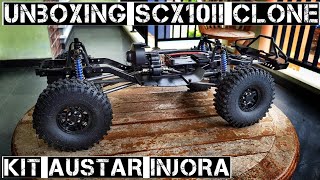 UNBOXING AUSTAR HOBBY KIT SCX10 II CLONE [upl. by Vernita]