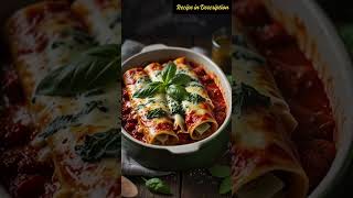 🍝🌿🍅🧀 How to Cook Spinach and Ricotta Cannelloni 🌿 Spinach and Ricotta Cannelloni Recipe [upl. by Mignonne]