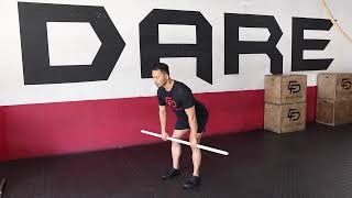 PVC Pipe Deadlift for Beginners [upl. by Jamill]