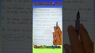 Kinetic Theory of Gases⚠️IMPORTANT⚠️Topics  KTG One Shot  ktg class 12 Physics JEE  KKD JEE [upl. by Aicatsan]