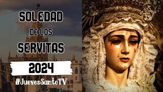 María Stma de la Soledad en Campana 2024  Hdad Los Servitas  Sábado Santo  Semana Santa Sevilla [upl. by Garnette130]