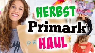 MEGA PRIMARK HAUL mit ANPROBE für den Herbst 2015 ♡ BarbieLovesLipsticks [upl. by Ellemac800]