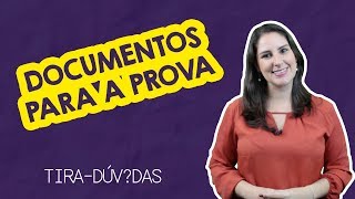 Quais documentos são aceitos para fazer a prova [upl. by Cicily]