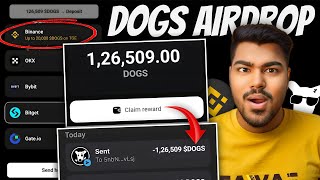 DOGS Airdrop Latest Update Claim Close amp Transfer In Exchange  Dogs Token Binance Listing dogs [upl. by Aeynod267]