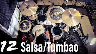 60 Second Drum Lesson 12  SALSA Tumbao [upl. by Eedolem255]